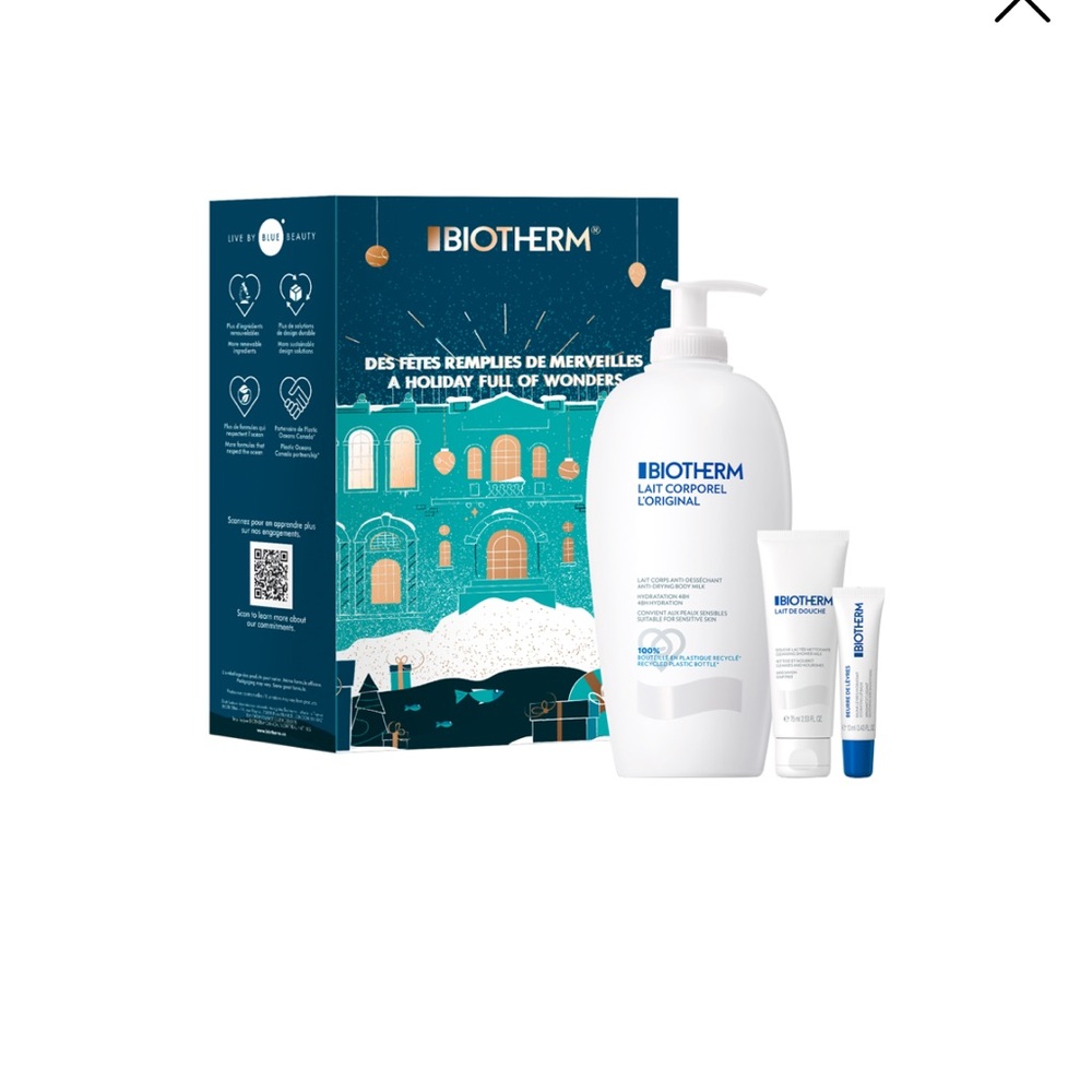 Full sized BIOTHERM hydrating body care set NEW